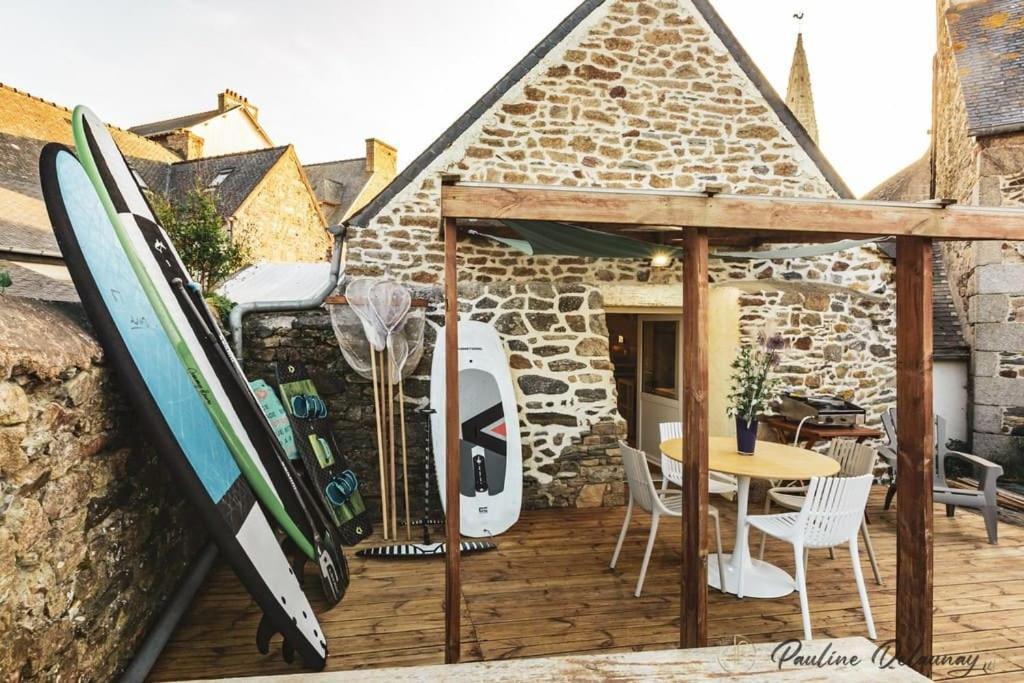 Saint-Michel-en-Grève Ty Ar Mor Maison De La Mer, A 40 M De La Plage מראה חיצוני תמונה